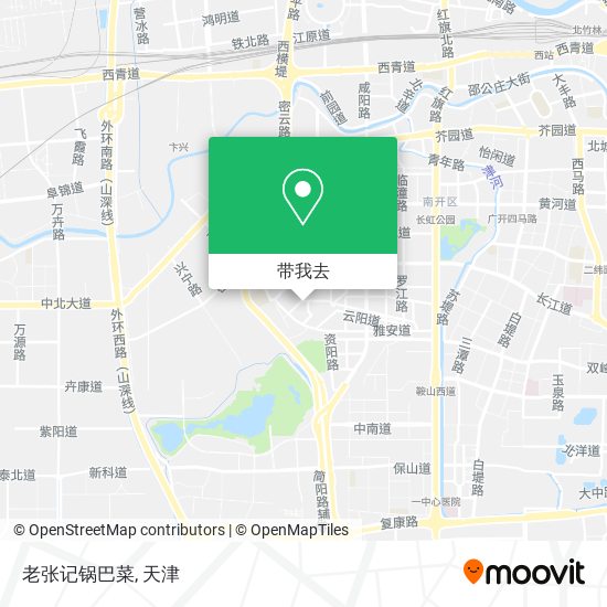 老张记锅巴菜地图