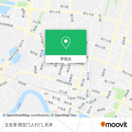 文安里-西五门人行门地图