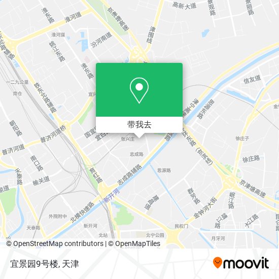 宜景园9号楼地图