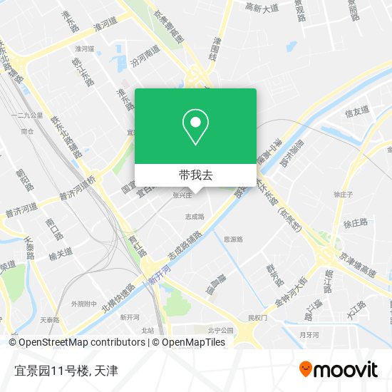 宜景园11号楼地图