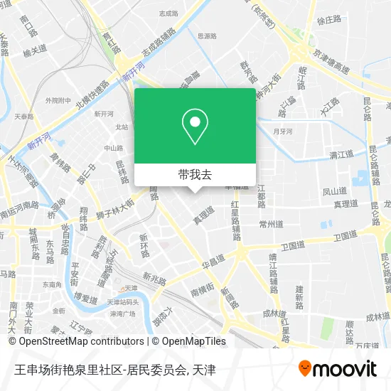 王串场街艳泉里社区-居民委员会地图