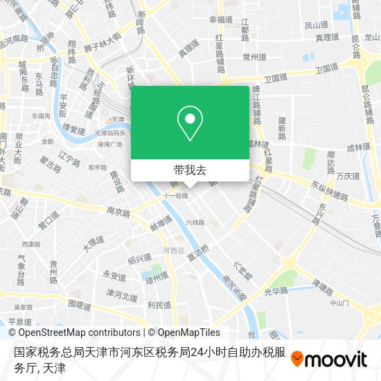 国家税务总局天津市河东区税务局24小时自助办税服务厅地图
