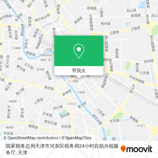 国家税务总局天津市河东区税务局24小时自助办税服务厅地图