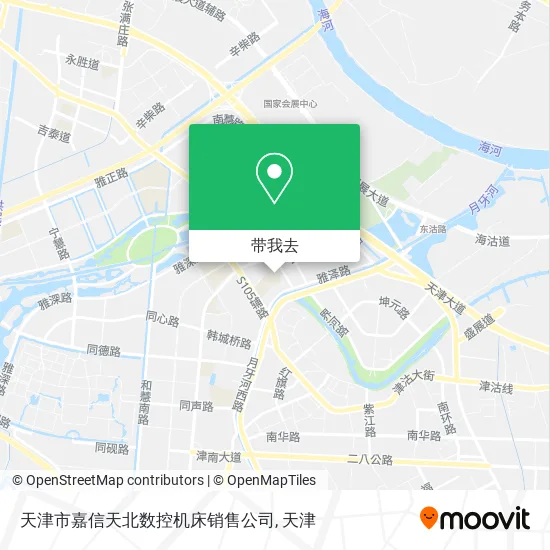 天津市嘉信天北数控机床销售公司地图