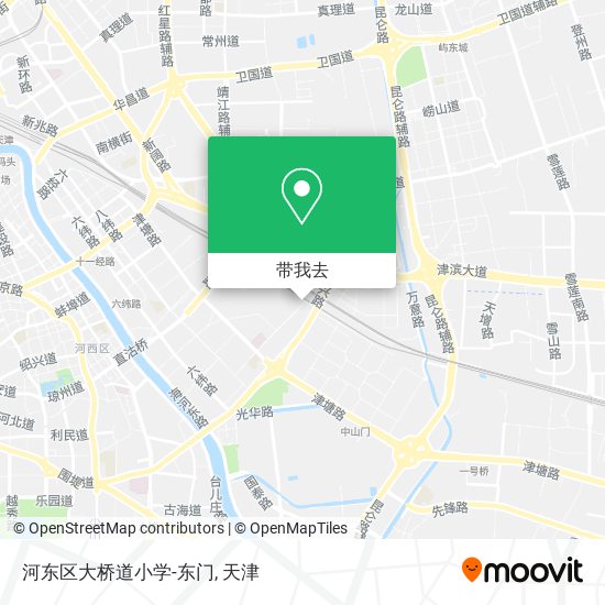 河东区大桥道小学-东门地图