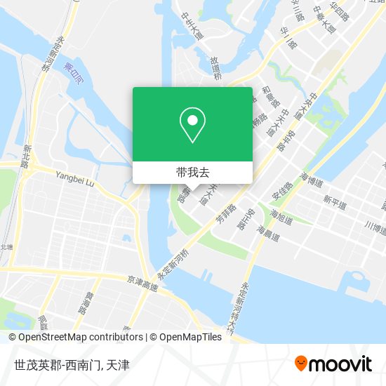 世茂英郡-西南门地图