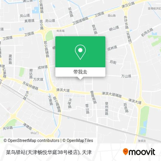 菜鸟驿站(天津畅悦华庭38号楼店)地图