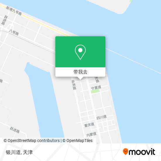 银川道地图