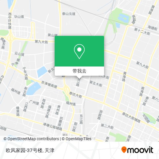 欧风家园-37号楼地图
