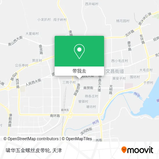 啸华五金螺丝皮带轮地图