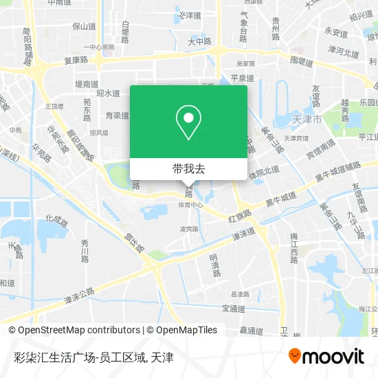 彩柒汇生活广场-员工区域地图