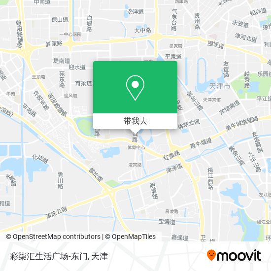 彩柒汇生活广场-东门地图