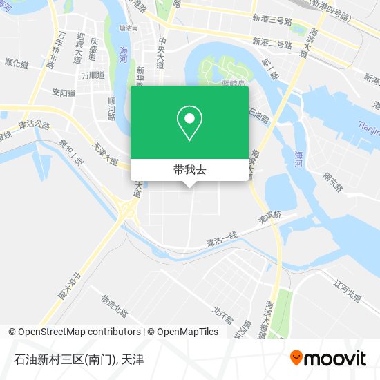 石油新村三区(南门)地图
