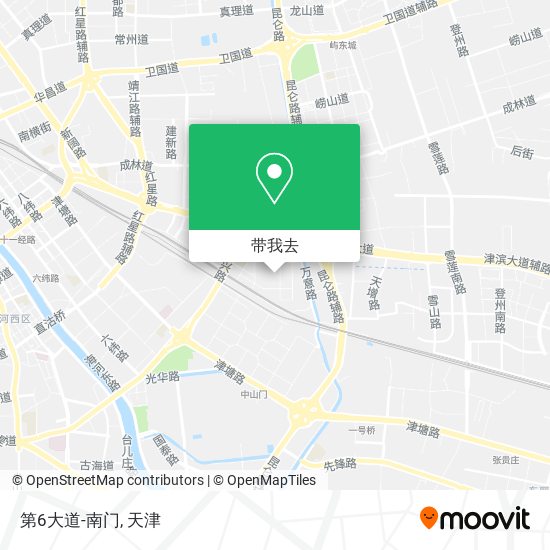 第6大道-南门地图