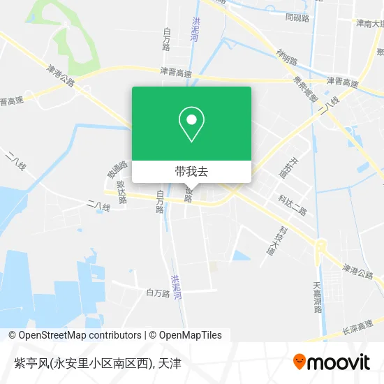 紫亭风(永安里小区南区西)地图