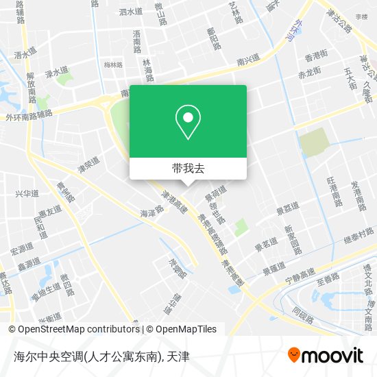 海尔中央空调(人才公寓东南)地图