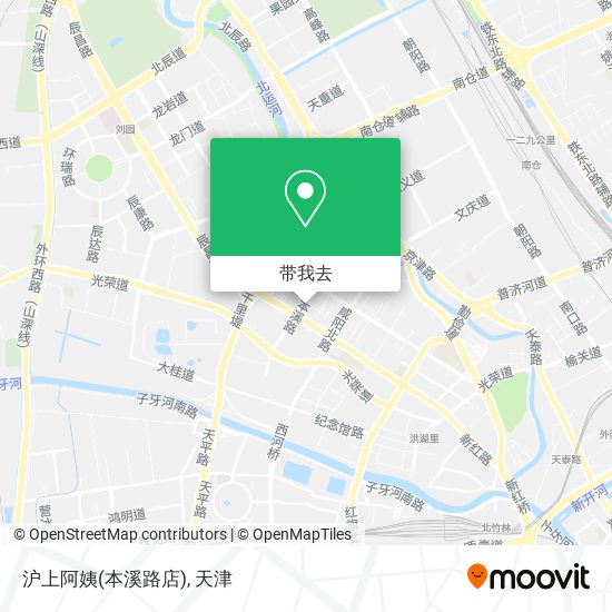 沪上阿姨(本溪路店)地图