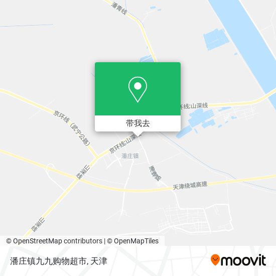 潘庄镇九九购物超市地图