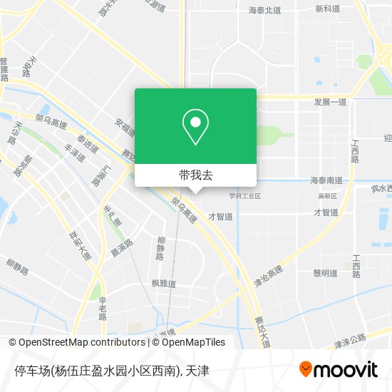 停车场(杨伍庄盈水园小区西南)地图