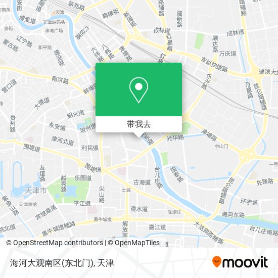 海河大观南区(东北门)地图