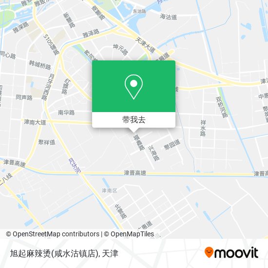 旭起麻辣烫(咸水沽镇店)地图