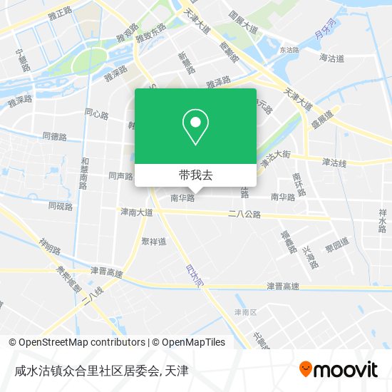 咸水沽镇众合里社区居委会地图