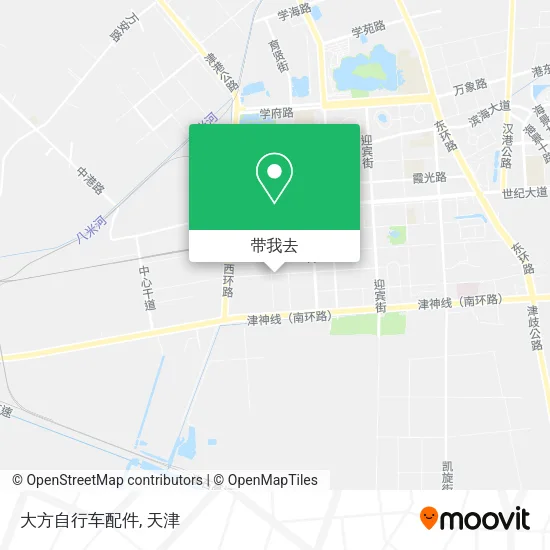 大方自行车配件地图