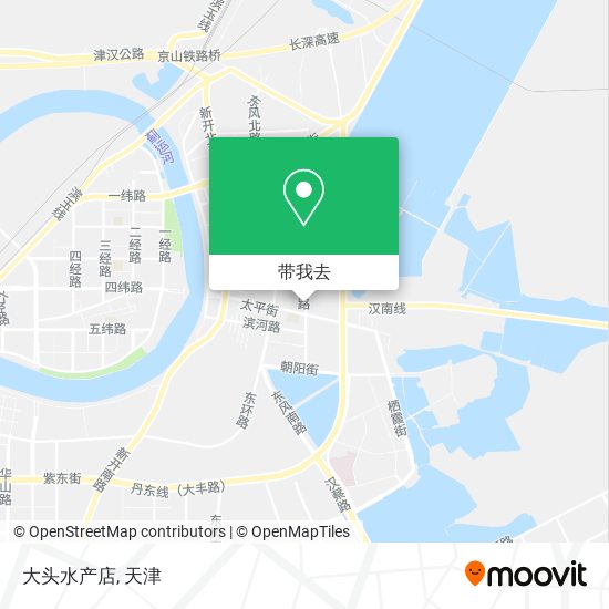 大头水产店地图