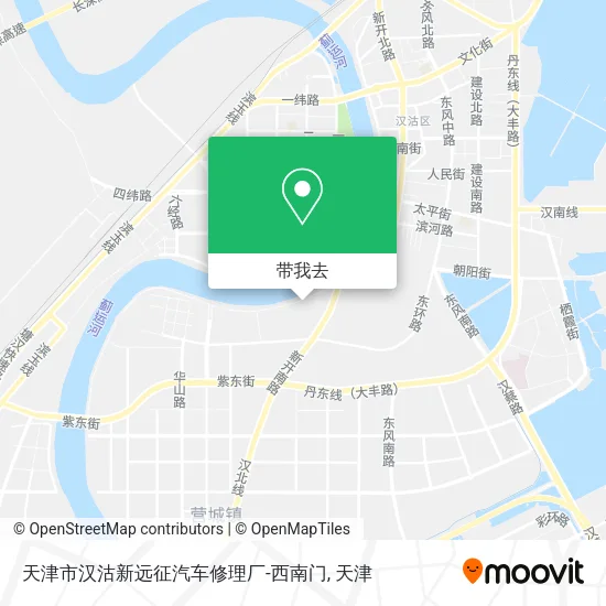 天津市汉沽新远征汽车修理厂-西南门地图