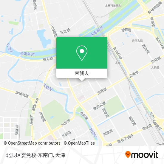 北辰区委党校-东南门地图