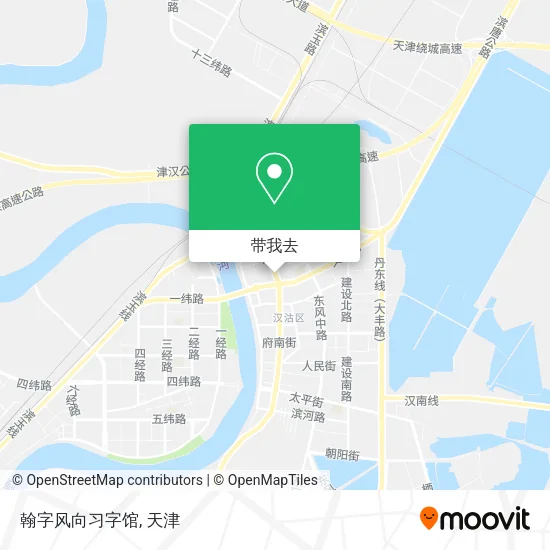 翰字风向习字馆地图