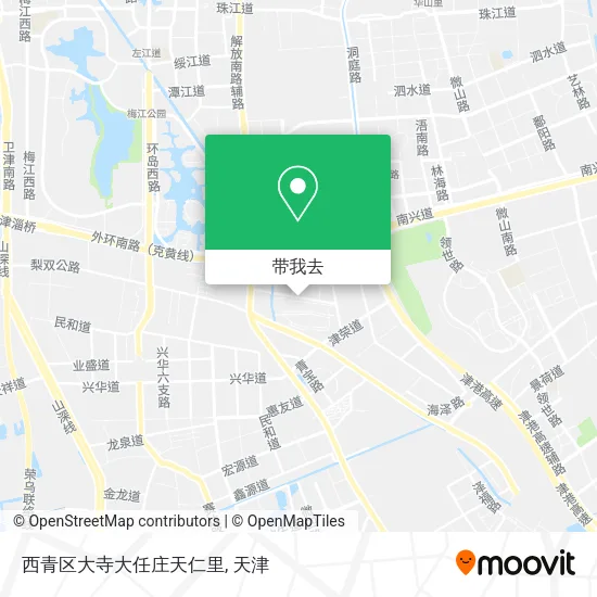 西青区大寺大任庄天仁里地图