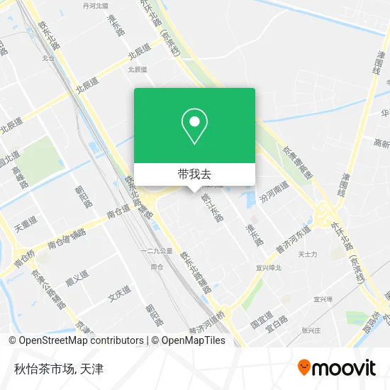 秋怡茶市场地图