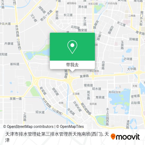 天津市排水管理处第三排水管理所天拖南班(西门)地图