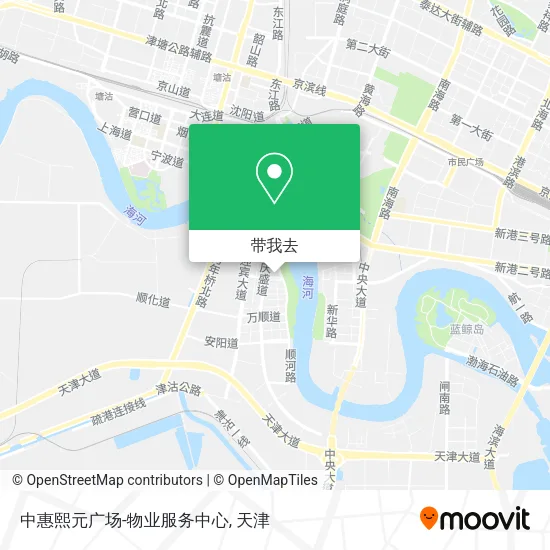 中惠熙元广场-物业服务中心地图