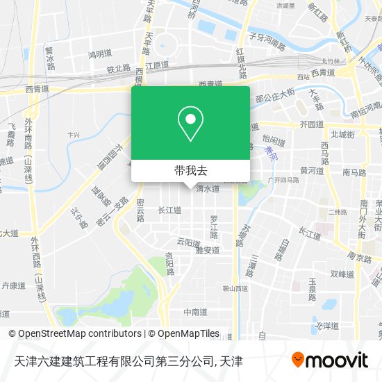 天津六建建筑工程有限公司第三分公司地图