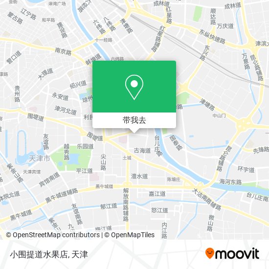 小围提道水果店地图