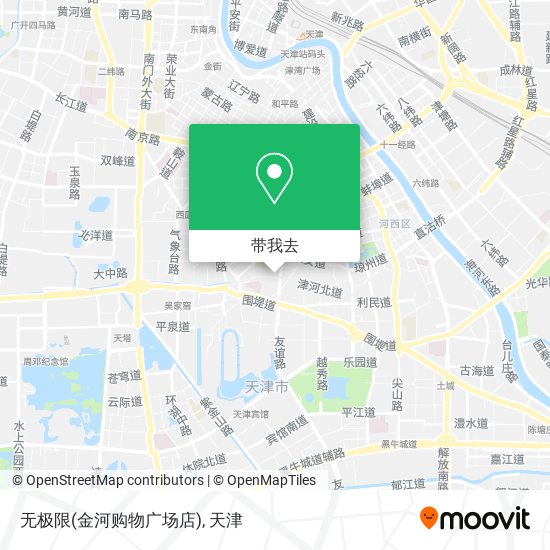 无极限(金河购物广场店)地图