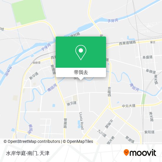 水岸华庭-南门地图