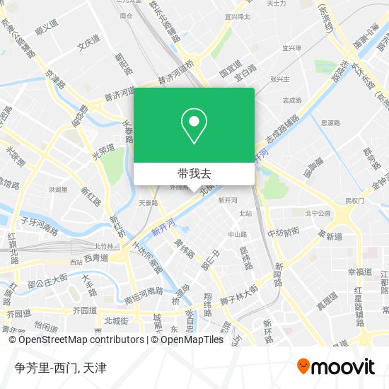 争芳里-西门地图