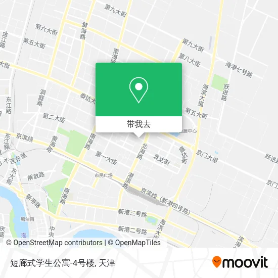 短廊式学生公寓-4号楼地图