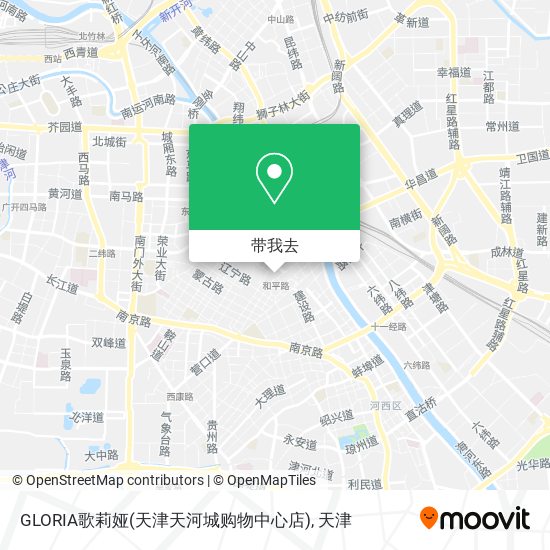 GLORIA歌莉娅(天津天河城购物中心店)地图