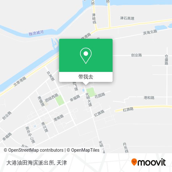大港油田海滨派出所地图