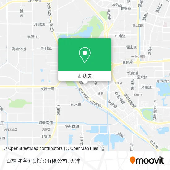 百林哲咨询(北京)有限公司地图
