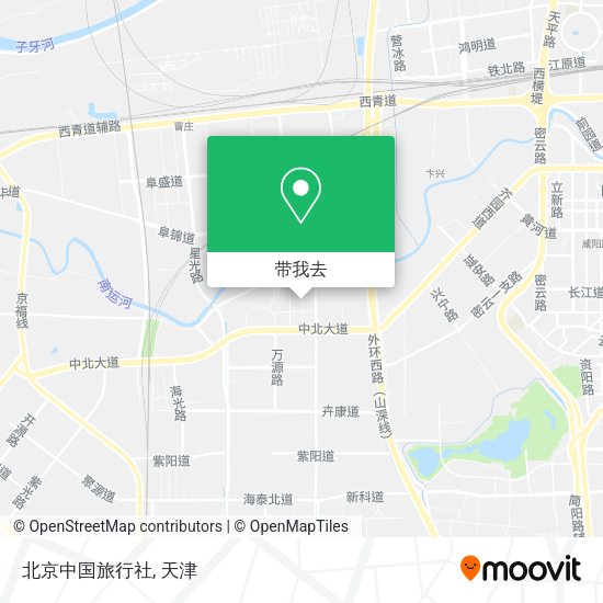 北京中国旅行社地图