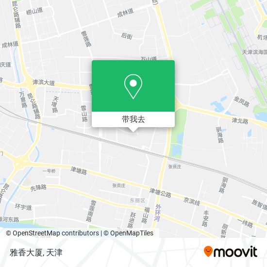 雅香大厦地图