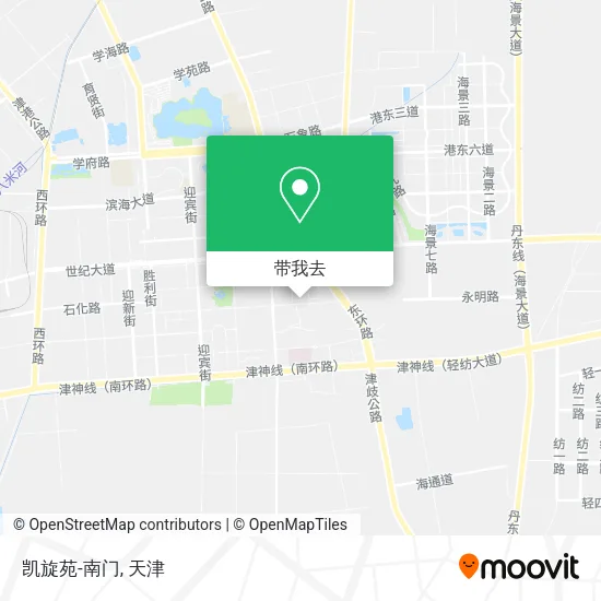 凯旋苑-南门地图