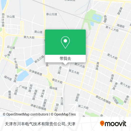 天津市川丰电气技术有限责任公司地图