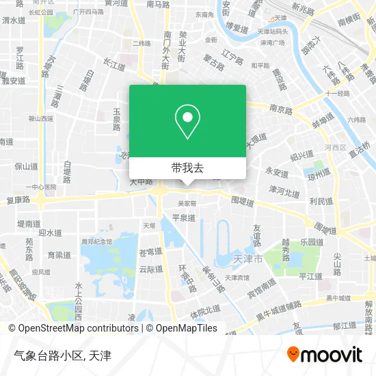 气象台路小区地图