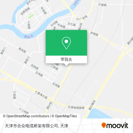 天津市合众电缆桥架有限公司地图